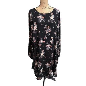 Loft Ann Taylor‎ Floral Long Sleeve Dress Plus Size 24 New!